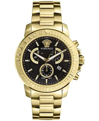 Versace Men's VE2E00921 V-Ray 45mm Quartz Watch • $349.99