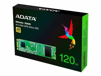 ADATA 120GB Ultimate SU650 M.2 SSD Solid State Drive • £24.99