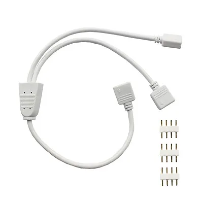 1 To 2 Ports Female Connection Cable For LED RGB Strip + 3 Free 4-pin Connector • $9.99