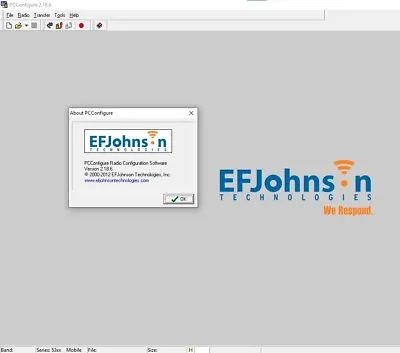 EFJohnson V2.18.6 Program Software Download For 5100 5300 Bundle Version PCTune • $24.49