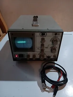 Vintage Powered On NRI Model 2500 5-mhz Transistoried Oscilloscope. • $79.95