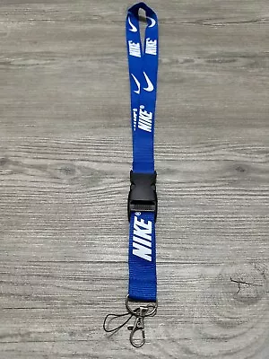 Nike Lanyard Detachable Keychain / Badge ID - USA Seller / Blue W/ White Letter • $4.99