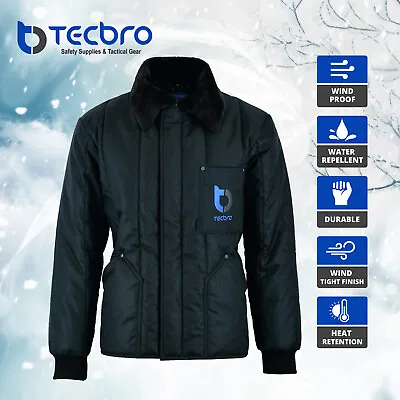 Tecbro Chill Bloc -50°F Freezer Jacket Extreme Cold Weather With Soft Fur Collar • $85