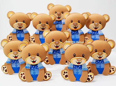 10 Baby Shower Blue Foam Bear Party Decorations Its A Boy Favors Prize Sailor • $10.99