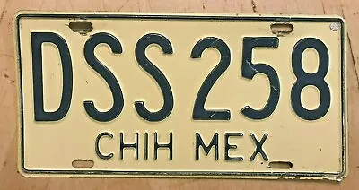 Chih Chihuahua Mex Mexico Mexican Auto License Plate   Dxh 561   • $21.99