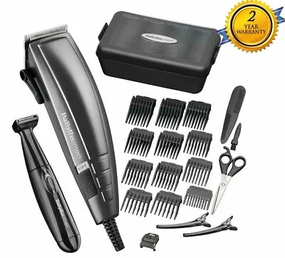 BaByliss Mens Corded Pro Hair Clippers Hair Cutting Kit Head Shaver Trimmer NEW • $66.77