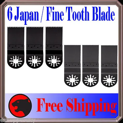 6 Japan/Fine Wood Oscillating Multi Tool Saw For Blade Fein Multimaster Bosch -X • $9.95