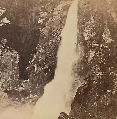 StereoView Photo Card - California Views Nevada Falls [?] - Publisher Unknown • $20