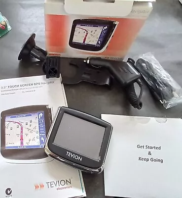 Tevion 3.5  Touch Screen GPS Navigator 4589 Unused In Box W Accessories • $38