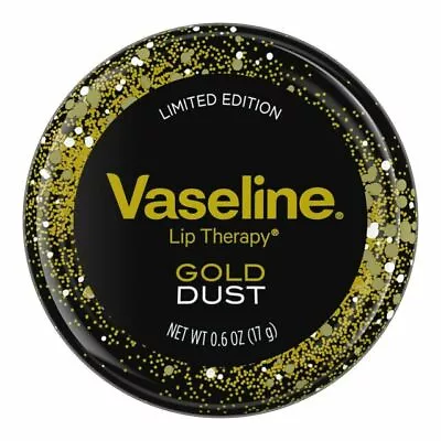 Vaseline Lip Therapy Limited Edition Gold Dust Lip Balm - 17g PLUS A FREE ITEM • £10.99