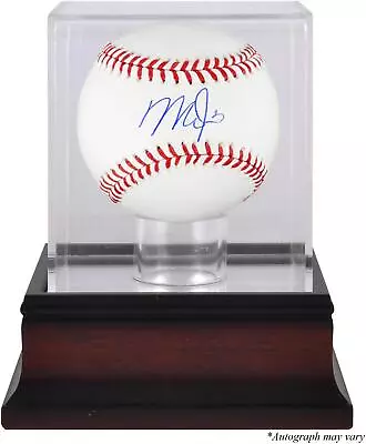 Mike Trout LA Angels Of Anaheim Signed Baseball And Baseball Display Case • $739.99