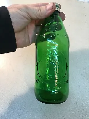 Vintage 1976 Bicentennial 7 UP 16 Oz Glass Bottle American Liberty Bell  Rare • $31.49