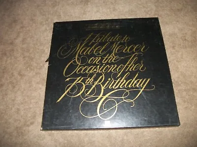 Tribute To Mabel Mercer On Occasion 75th Birthday 4LP Atlantic Box Set  NM VINYL • $19.99