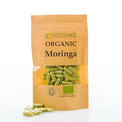 £3.99 • Buy Organic Moringa HPMC Capsules 700mg Oleifera Miracle Tree Vegan Halal Kosher
