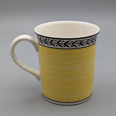 Villeroy & Boch 1748 Audun Fleur Porcelain Yellow Mug Cup • $20.01