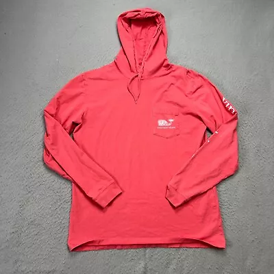 Vineyard Vines Hoodie Mens Medium Salmon Pink Lightweight T-Shirt Pullover Beach • $17.94