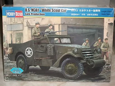 Hobby Boss 1/35 Scale U.S. M3A1  White Scout Car  Late Production • $30