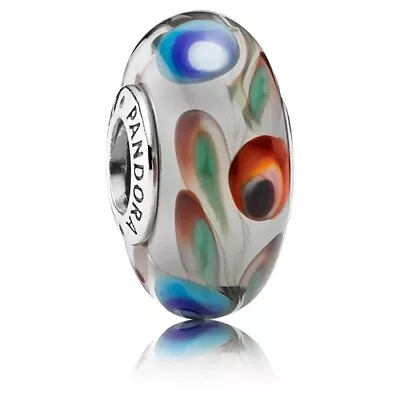 PANDORA Folklore Glass Murano Charm 791614 • $21.99