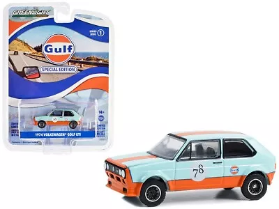 1974 Volkswagen Golf Gti Widebody #78  Gulf Oil  1/64 Diecast Greenlight 41135 D • $7.99