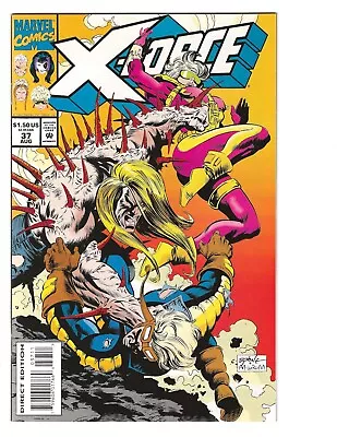 Marvel Comics X-FORCE #37 First Printing • $1.95