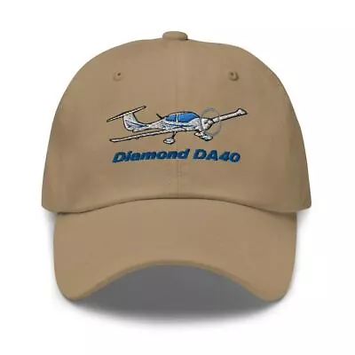 Flyboy Toys Diamond DA-40 XLS Embroidered Classic Cap - Add Your N# • $54.95