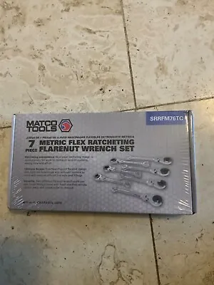 Matco Tools 7 Pc Metric Flex Ratcheting Flare Nut Wrench Set SRRFM76TC New • $225