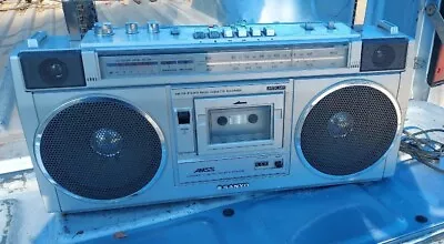 Sanyo M9982F Portable Radio Boombox Ghettoblaster M-G510K Japan • $250