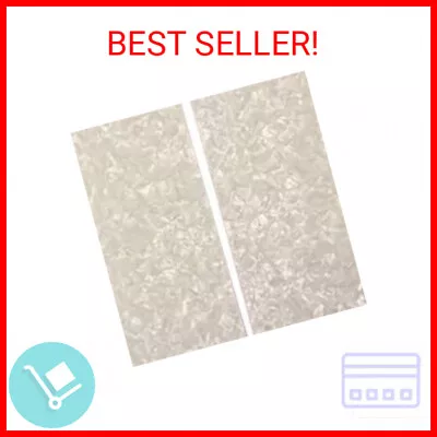 SUPVOX 2pcs Inlay Material White Mother Of Pearl Shell Blanks Sheet Rectangle In • $14.75