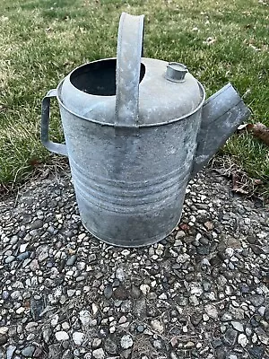 Vintage Watering Can Galvanized Metal • $14.14