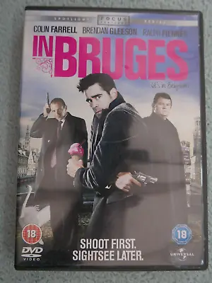 In Bruges (DVD 2008) Cert. 18 Ralph Fiennes Colin Farrell Brendan Gleeson • £2.50