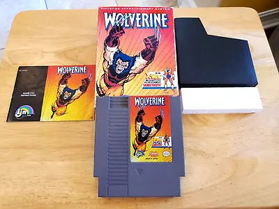 NES - Wolverine (CIB) - COMPLETE Game Box & Manual - Marvel Comic Nintendo • $159.95