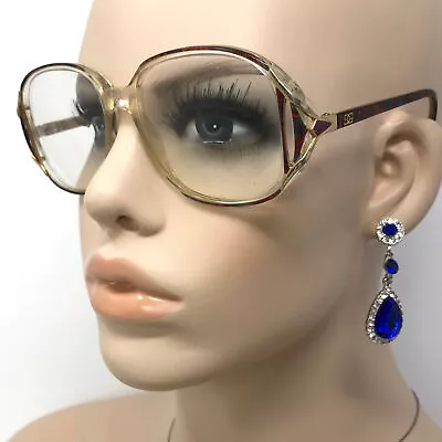 Vintage Oliver Goldsmith OG 110 Eyeglasses Frames Red Square Glasses Frame Only • £37.95
