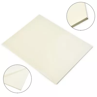 Multi Sizes ABS Plastic Flat Sheet Plate For Model Crafting White Color • £7.09