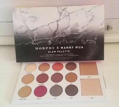 MORPHE X MANNY MUA * Glam Palette * Eyeshadow & Highlighter • $14.99