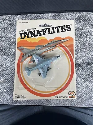 Vintage Die-cast Dyna-Flites USAF Plane Fighter Jet F-16 Rolling Wheels • $14.95