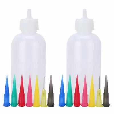 £5.35 • Buy 5Pcs Jam Painting Squeeze Bottles With Nozzles DIY Frosting Sauce Cake Decor New