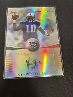 2007 Topps Signature Series Vince Young Auto Autograph #30/50 *** Light Wear • $12.99