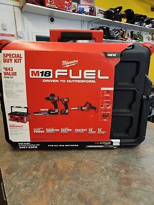 Milwaukee 2997-23PO M18 FUEL 3-PC Combo Kit Red Lithium XC M18  • $665.99