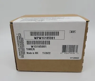 $81.84 • Buy New OEM Whirlpool WPW10185981 Dryer Timer 