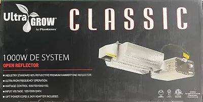 Ultra Grow Classic 1000W DE System 120/240V With Free HPS Bulb And Light Rachets • $235