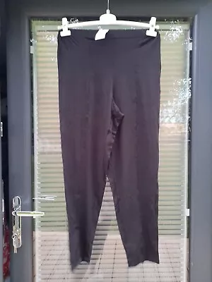 Kasbah Black Jersey Trousers - 12/14 14/16 24/26 BNWT P450b • £5