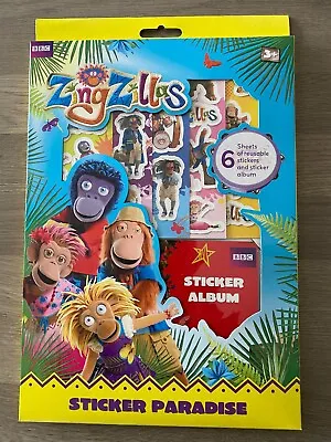£3.10 • Buy Zingzillas Sticker Paradise By Alligator/stocking Filler/girls/lucky Dip/xmas