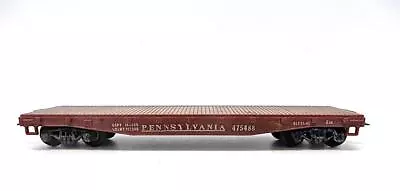 HO Gauge Mantua Built Diecast Base Pennsylvania 40' X30 Type 40' Flatcar LowShip • $12.50