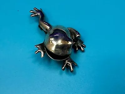 Jumping Leap Frog Vintage 925 Sterling Silver Vintage Mexico Pin Brooch • $34.50