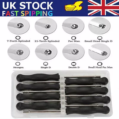 Carb Carburetor Adjustment Tool Screwdriver Kit Tune Up Adjusting Tool Set 8PCS • £10.94