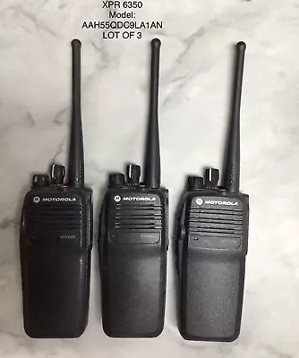 Motorola XPR6350 UHF Radio 403-470 MHz 32 Channels [AAH55QDC9LA1AN] • $100