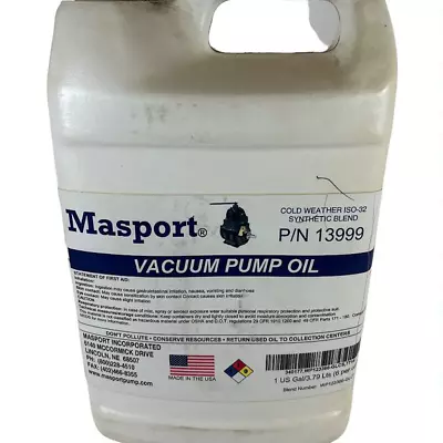 Masport 13999 1 Gal Semi-Synthetic Vacuum Pump Oil • $52.70