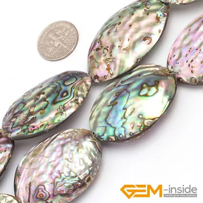 Abalone Shell Beads Jewelry Making Gemstone Loose Beads 2&6 Pcs Yao-bye • $3.79