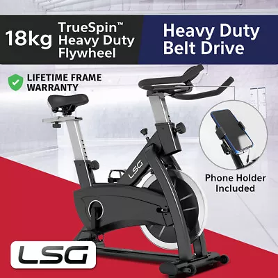 Spin Bike Exercise Bike SPG220 LSG Fitness Commercial Exercise BONUS PhoneHolder • $308.18