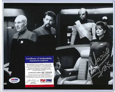 Deanna Troi Marina Sirtis Signed Star Trek The Next Generation 8x10 Photo PSACOA • $53.99